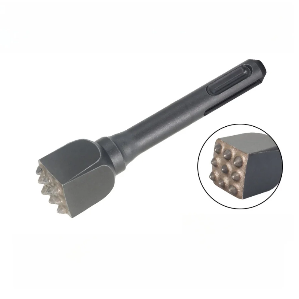 For Plastering Preparation Silver Carbide Hammer Bits Cemented Carbide Multi-tooth Tip Design For Electric Picks