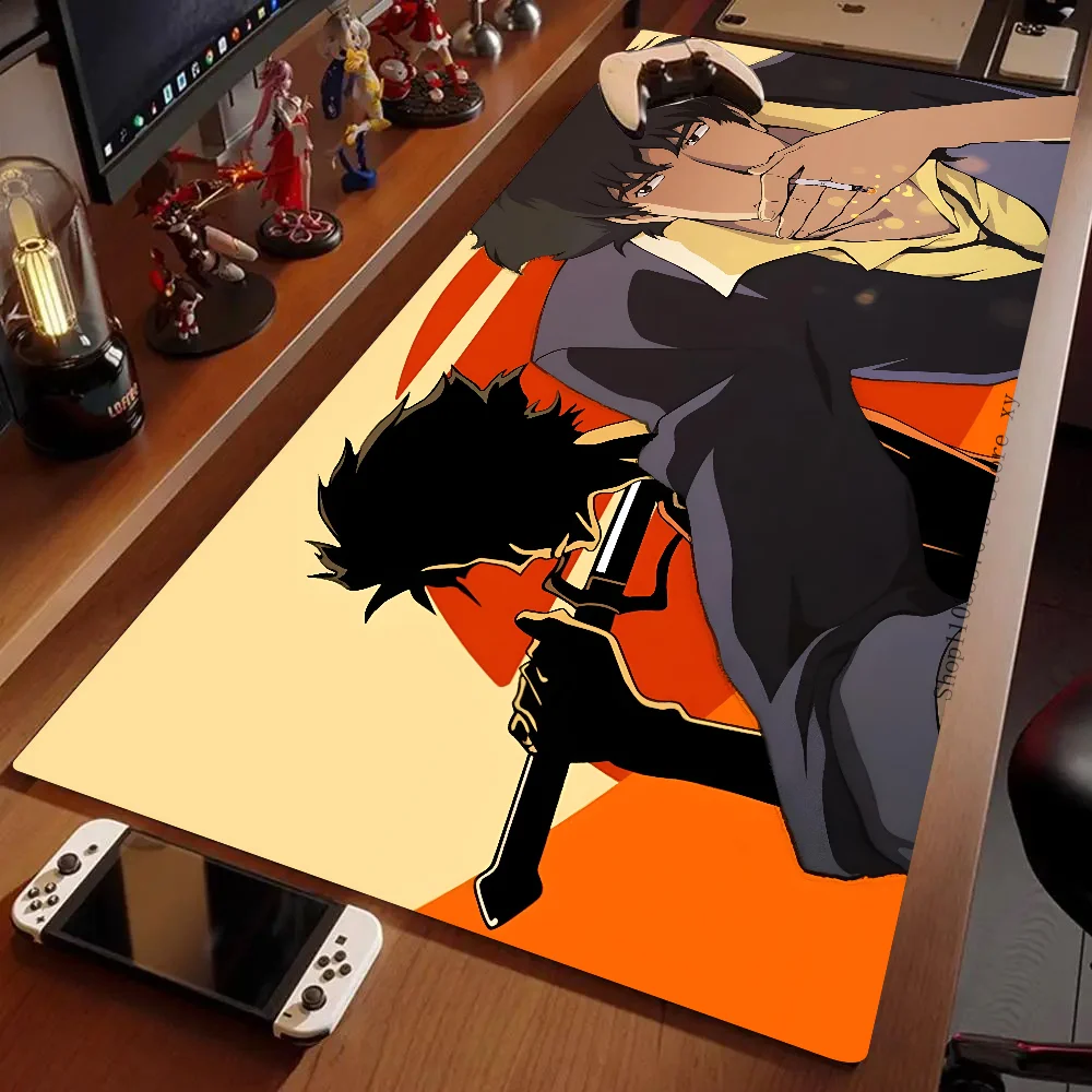 Anime Cowboy Bebop Mousepad Large Gaming Mouse Pad LockEdge Thickened Computer Keyboard Table Desk Mat