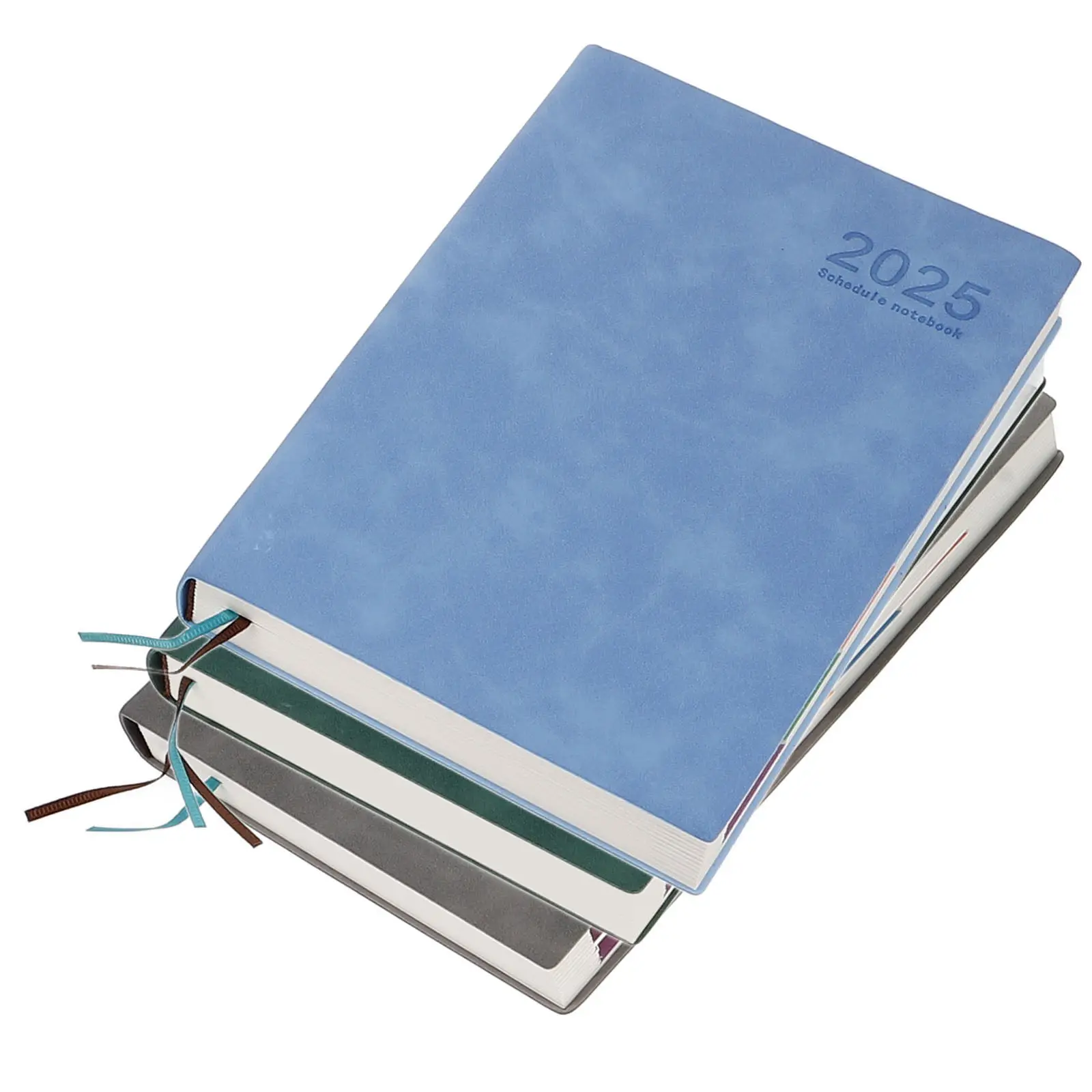 

3Pcs 2025 Daily Planner Notebook A5 Dated Time Management Schedule Book for Students Professionals Home Office School Task