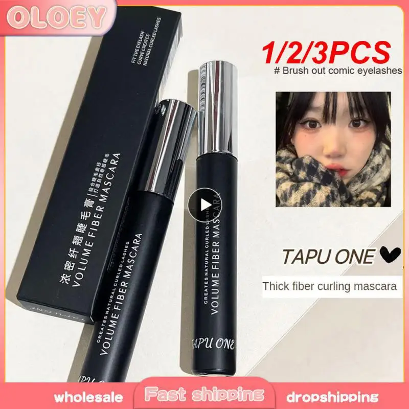 1/2/3PCS Natural Mascara Strong Curls Wear All Long Lasting Mascara Antifouling Enhance Eyelash Primer Mascara Tutorial