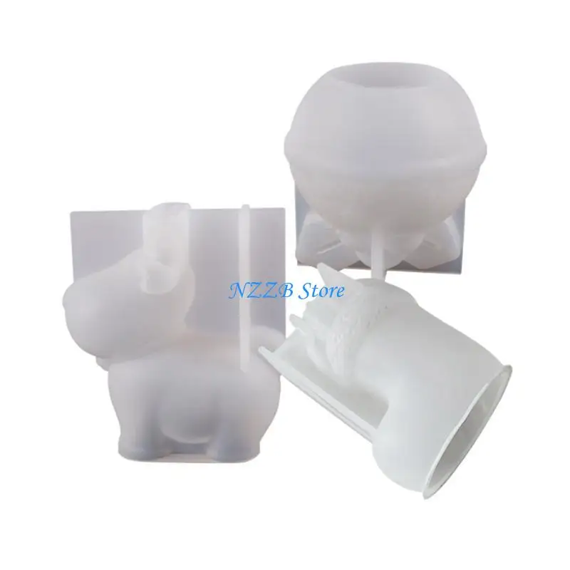 

T21F DIY Handmade Christmas Themed Supplies Silicone Mold Home Desktop Decorations