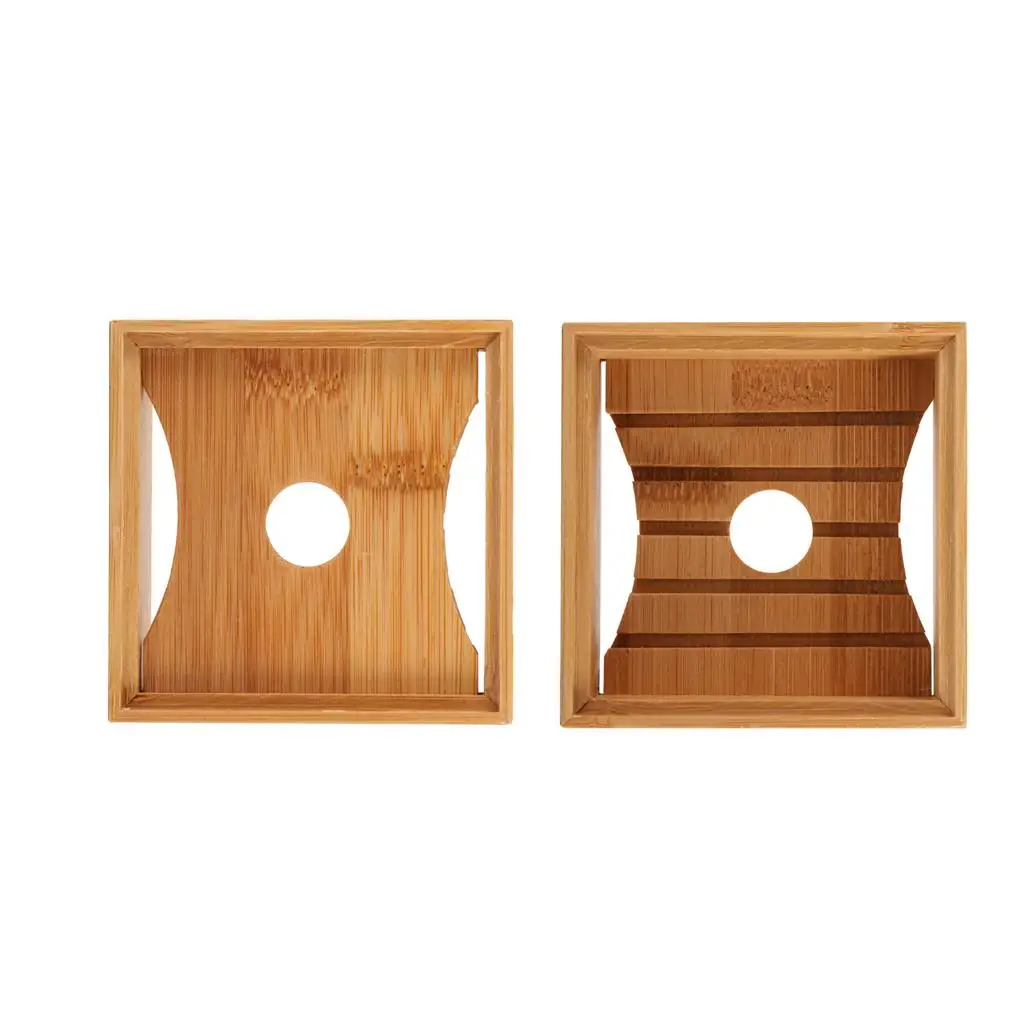 

Бамбуковая Коробка для мыла, прочная легкая водонепроницаемая стойка для хранения, контейнер для мыла ручной работы, аксессуары для отеля