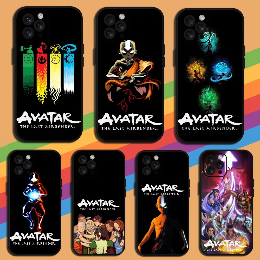 Avatar The Last A-Airbender Anime  Phone Case For iPhone Mini 11 12 13 14 15 Pro XS Max X Plus SE XR Shell