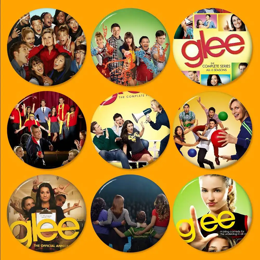 Classic Musical G-Glee TV 32/44/58MM Customizable Button Pins Cute Funny Creative Badge Jewelry Decor Gifts For Friends