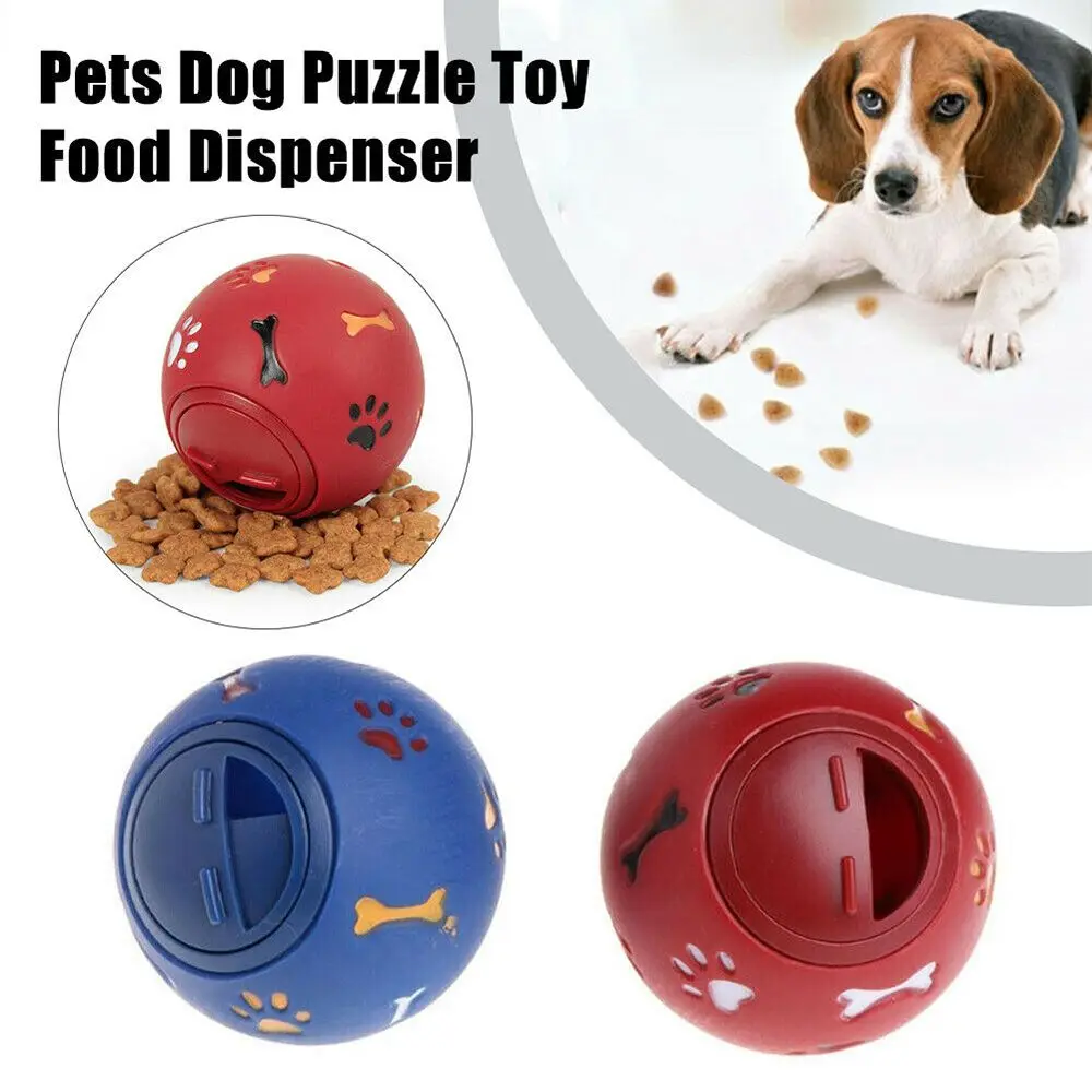 Pet Interactive Puzzle Toy Leakage Food Ball Food Dispenser  Ball Dog Puppy Play Toys