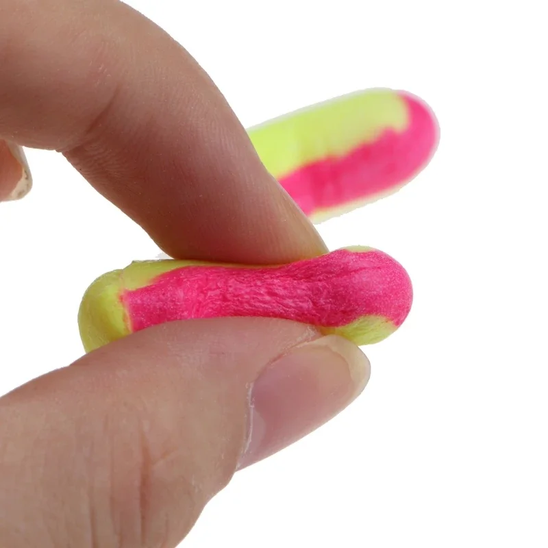 ESCAM 10 Pairs Disposable Soft Foam Earplugs Snore-Proof Sleep Ear Protector No Cords