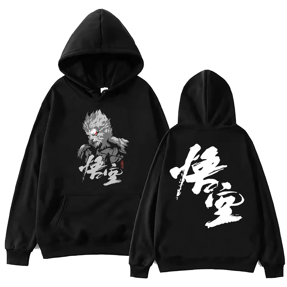 

Black Myth Wukong Sun Wukong Hoodie Harajuku Pullover Tops Sweatshirt Fans Gift