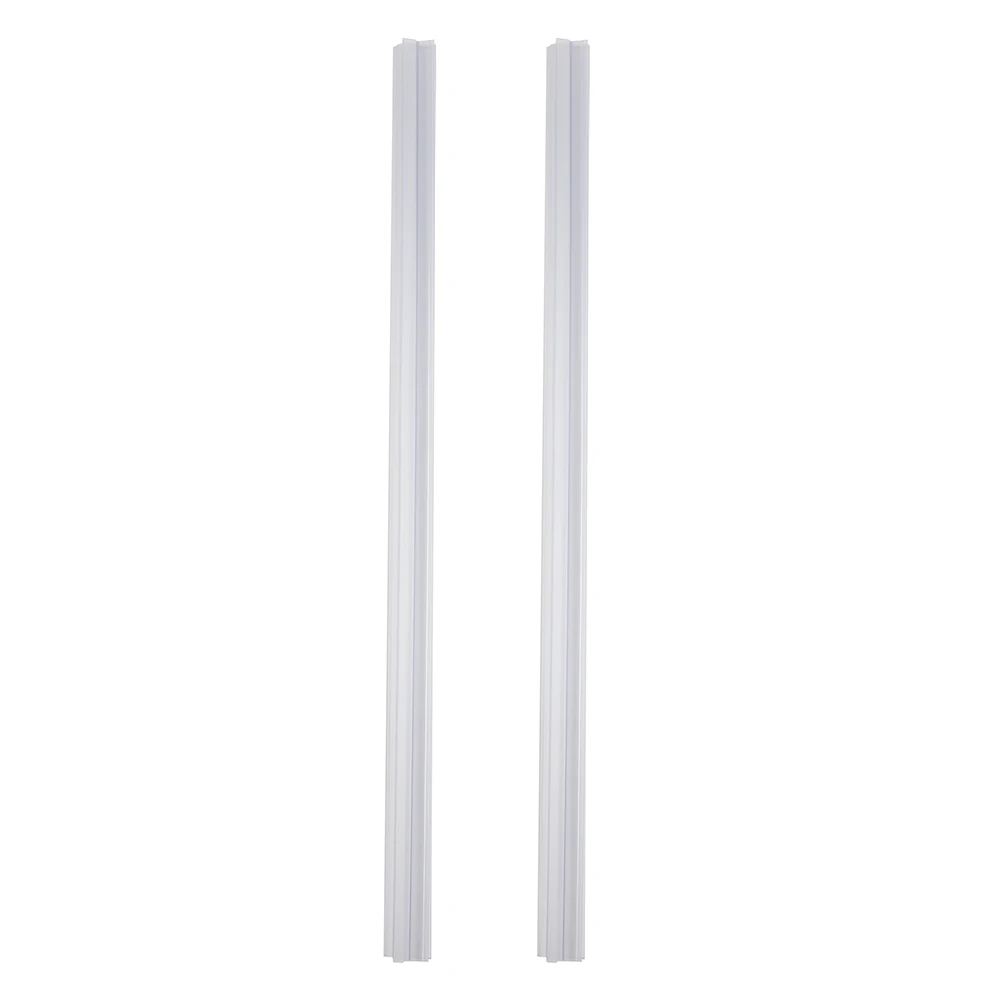 2 Pcs 50cm Bath Shower Screen Door Seal Strip PVC Frameless Glass Door Bottom Weather Stripping Seal Sweep Water Blocking Strip