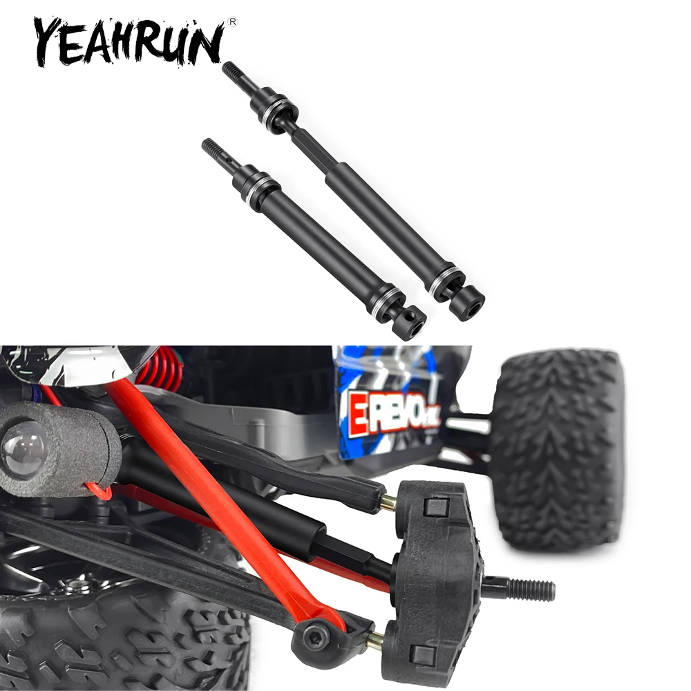 YEAHRUN Steel CVD Drive Shaft for Mini E-Revo Summit VXL 4WD 1/16 RC Truck Model Car Upgrade Spare Parts Accessories