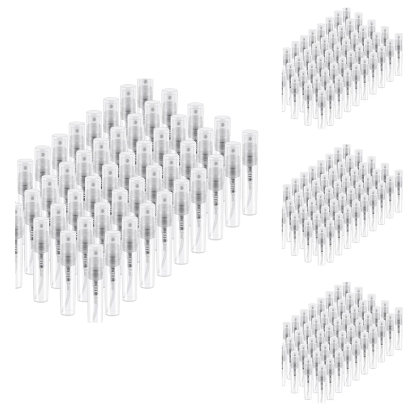 1000 Pcs Disposable Perfume Atomizer, Clear Plastic Spray Bottle Portable Fragrance Spray Bottle - 3Ml