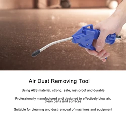 Air Compressors Gun Air Blowing Dust Gun Dust Blow Gun Spray Air Dusting Removing Tool Industrial Supplies Thickened Handle Blue