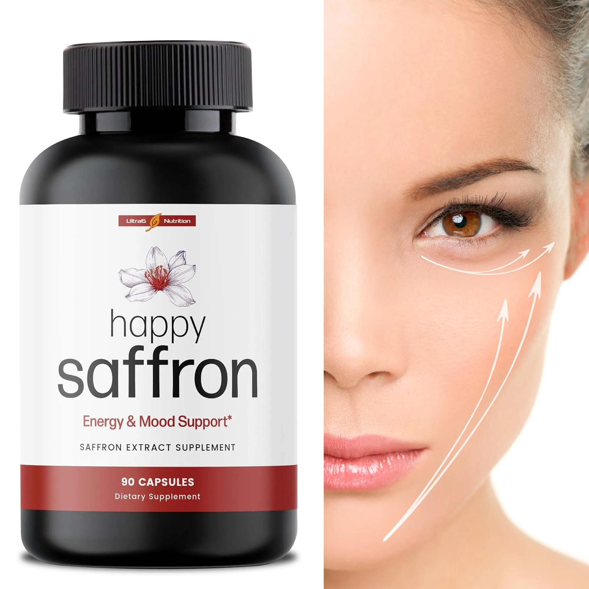 

Saffron Extract Supplement - Effectively Enhance Mood, Relieve Stress and Anxiety, and Help You Have A Happy Mood