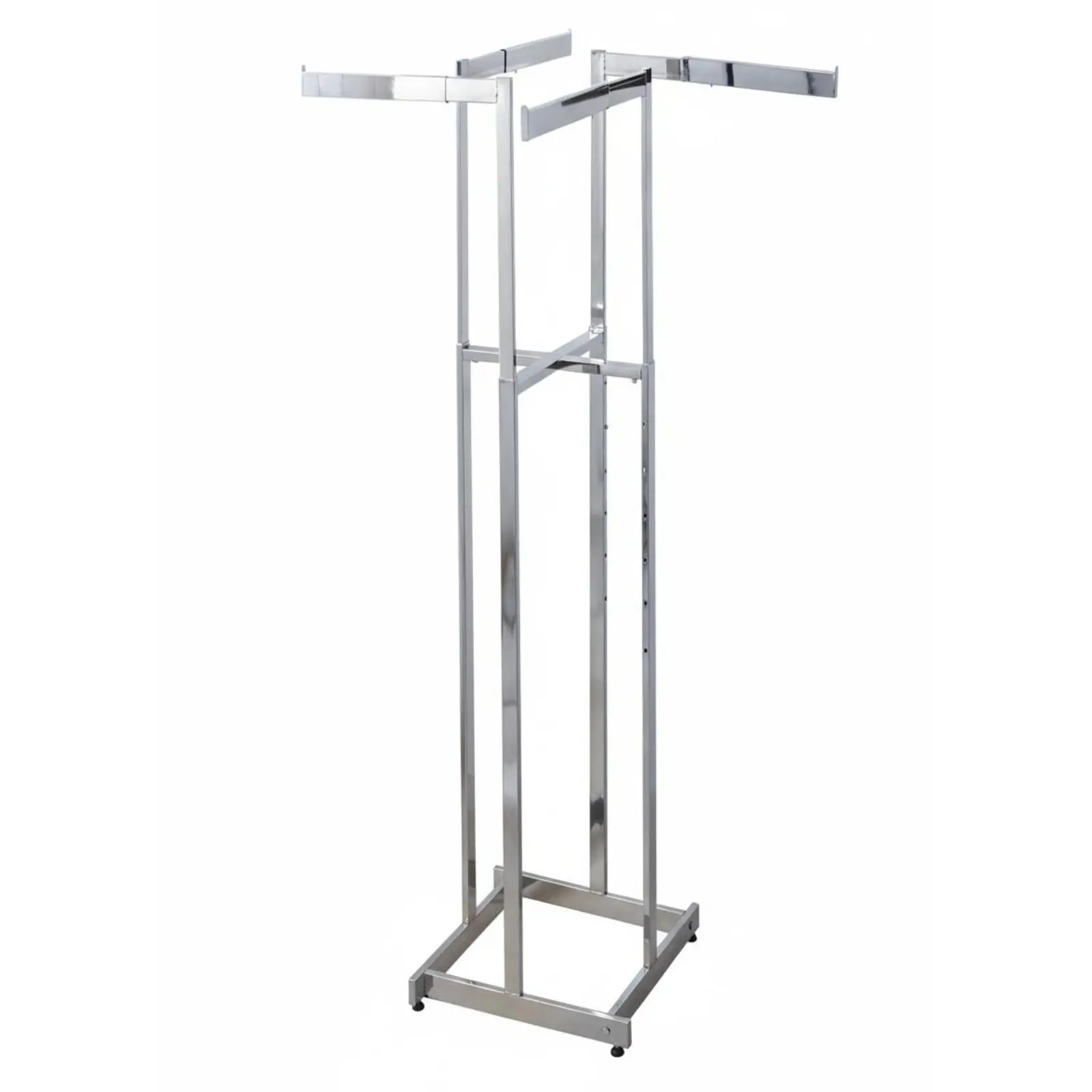 

Multi-limb Display Stand Freestanding Adjustable 4-limb display areaSaving Top Storage Shelf for Retailers, Showroom
