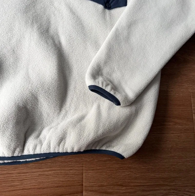 Patag Herbst und Winter Outdoor Radfahren und Wandern Fleece warme Fleecejacke, farbblockierter Stehkragen-Pullover-Hoodie