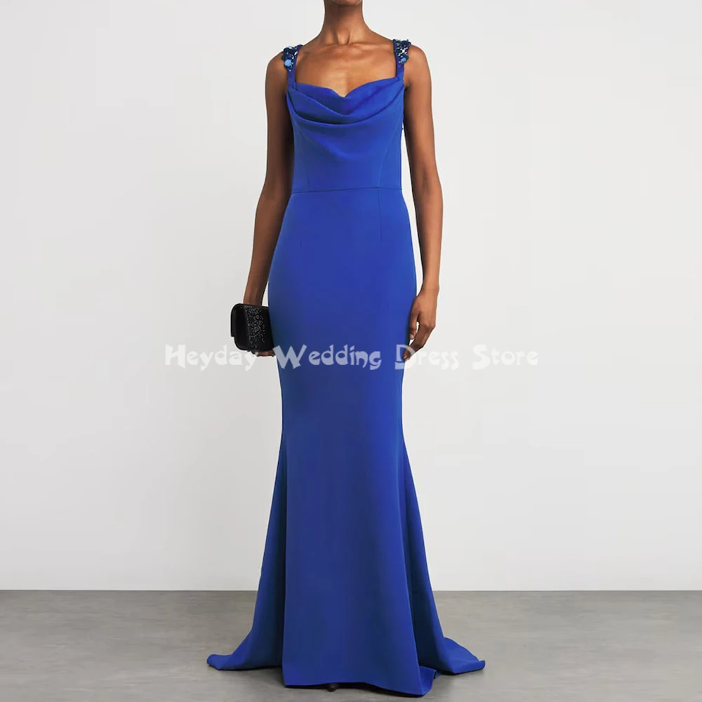 

Heyday Women's Spaghetti Beaded Mermaid Luxury Evening Dresses With Sleeveless Floor-Length Formal Elegant Party Dresses 2025