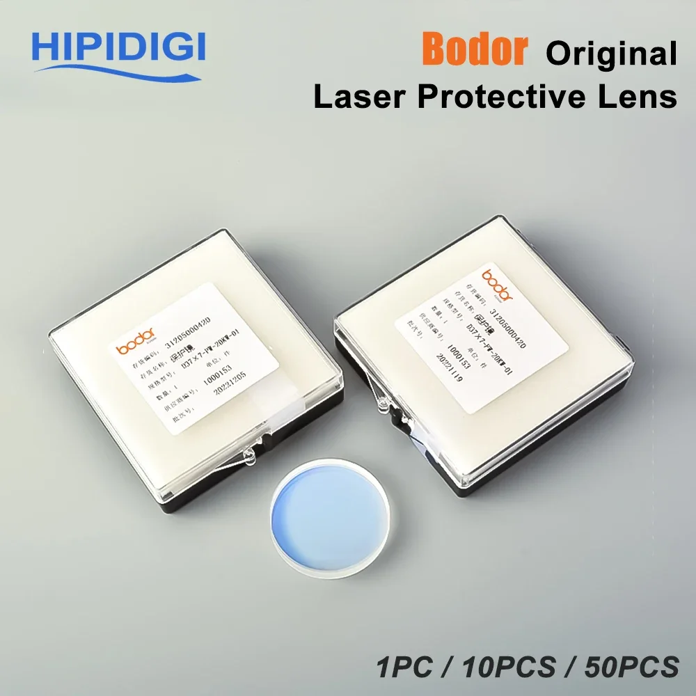 Imagem -05 - Janelas de Lente Protetora Laser Bodor Originais para Corte a Laser de Fibra Óptica de Vidro 1064nm 279x41 30x5 37x7 381x16 6kw 12kw