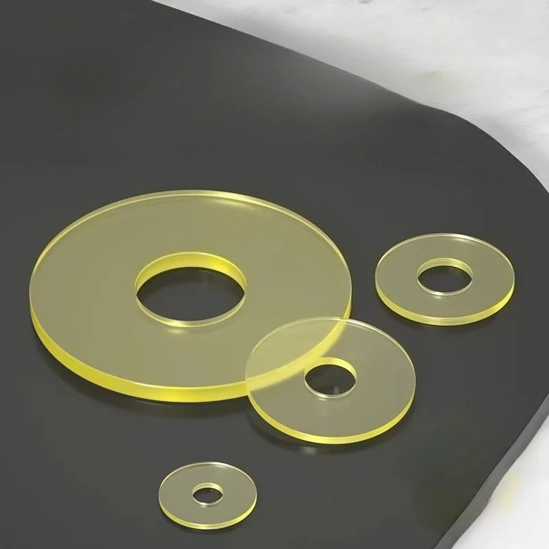 10PCS Polyurethane Screw Gasket  Rubber Beef Tendon Flat Pad PU Cushion Shock Absorber  Wear-resistant Impact-resistant Sealing