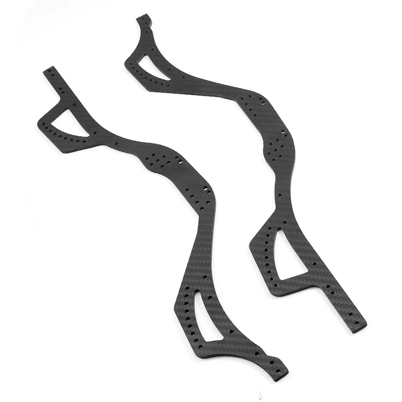 1 Pair Carbon Fiber Chassis Side Plates For Axial SCX10 Pro Scx10pro RC Car Upgraded Accessories Parts