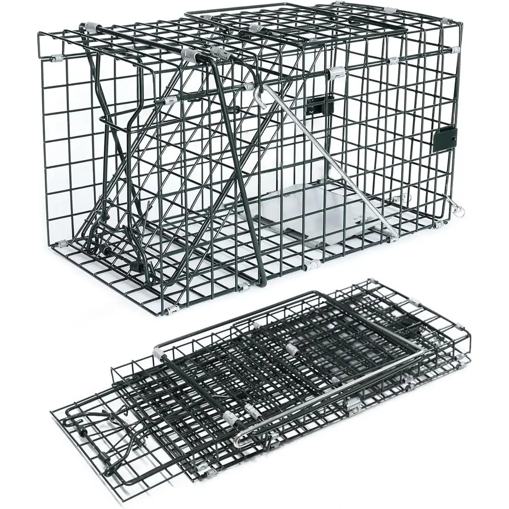 

Compact 14 Animal Trap Cage for Red Squirrels, Adult Rats, and Small Weasels with 1 Mesh