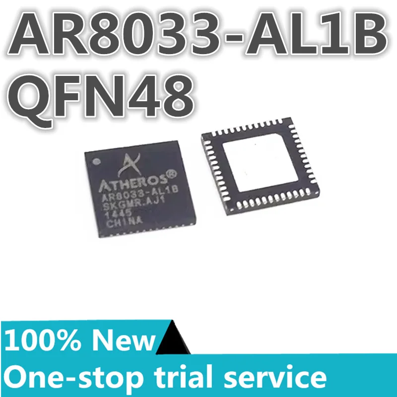 5-50PCS %New AR8033-AL1A AR8033-AL1B AR8031-AL1A QFN-48  AR8032-BL1A QFN32 AR8035-AL1A QFN40 Network chip