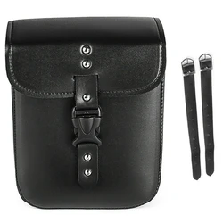 Retro Fashion Motorcycle Saddle Bags Pouch Storage Case Side Luggage Tank Suitcase Waterproof PU Leather Motorbike Accessories