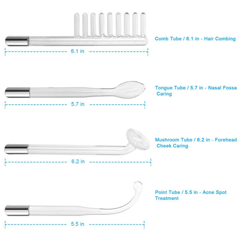 Portátil Handheld alta freqüência pele terapia Wand máquina para acne tratamento pele aperto rugas redução