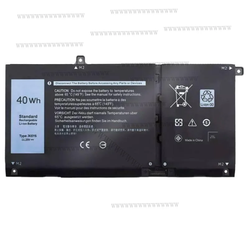 Hd nova bateria do portátil jk6y6 11.25v 40wh para dell latitude 3410 3510 inspiron 5301 5400 5406 5502 p129g p13