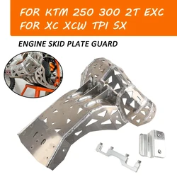 배쉬 스키드 플레이트 가드, 엔진 보호대 커버 섀시 벨리 팬, KTM EXC 300 250 2T XC XCW TPI SX 2020 2021 2022 액세서리
