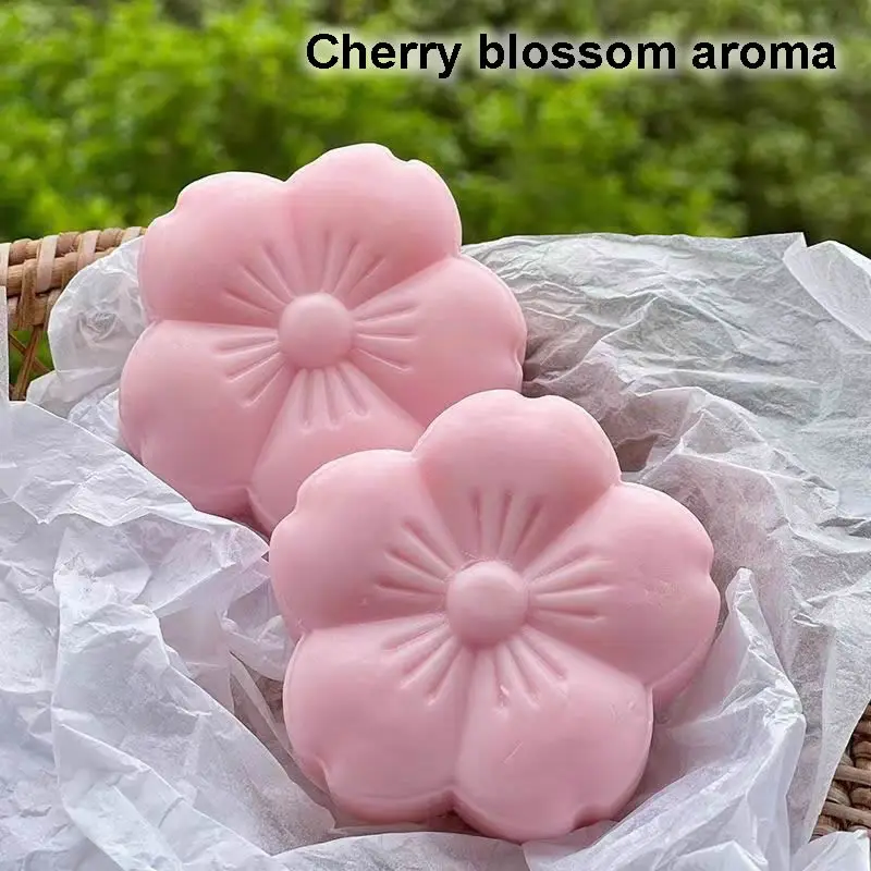 40g(1.41o.z) Cherry Blossom Aroma Soap Independent Box Personal Cleaning Appliance Care Foam Soap Hotel Family Travel Gift Pres