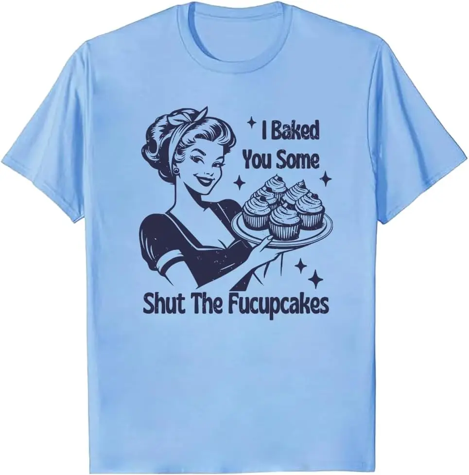 Забавная футболка с надписью «Shut The fucupcake», забавная футболка для выпечки