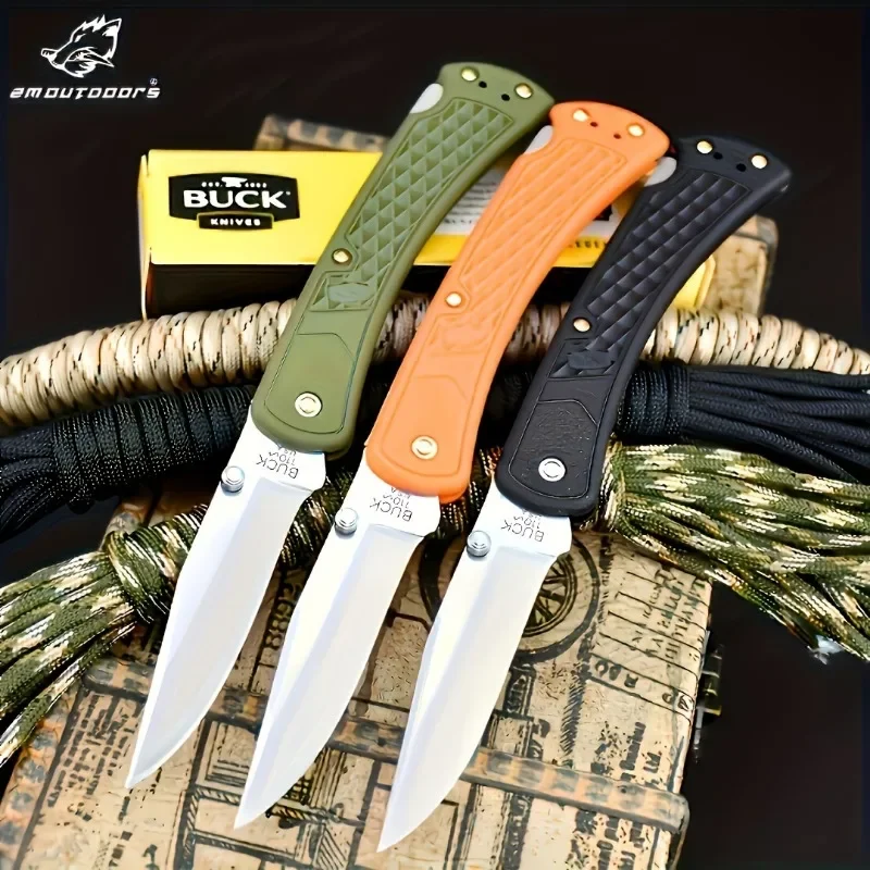 Multi-purpose BK 110 Slim Folding Pocket Knife Hunting Tactical Kitchen Outdoor Camping Barbecue Portable Fruit Multitools Knife