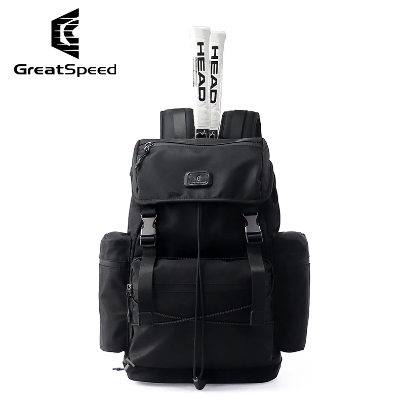 2025 Summer Black Tennis Racquet Backpack Women Men Outdoor Sports Squash Badminton Tennis Bag RH2 Tenis Rackets Shoulder Bags