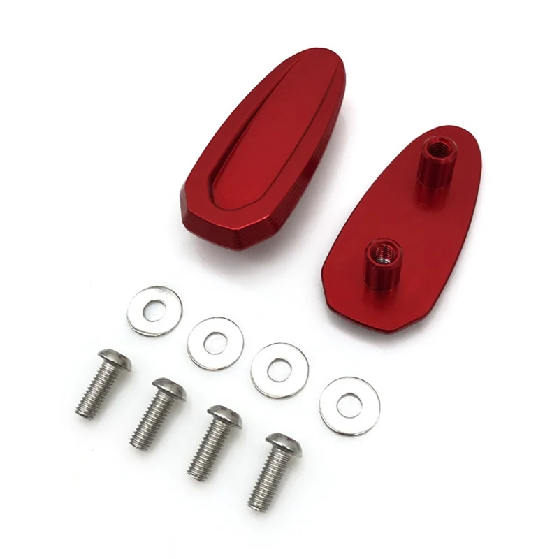 

Leading-Edge-For BMW S1000RR 2019-2023 Motorcycle Rearview Mirror Base Cover Windshield Drive Eliminator Mirror Hole Cover - Red