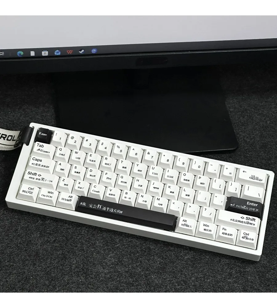 Keycap Sublimation process Original factory Highly adapted magnetic axis Mechanical keyboard Keycaps Keycaps Engraved