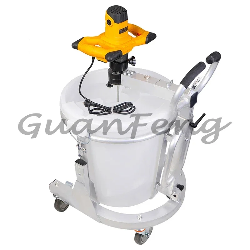 80L cement mixer self-leveling mixing station 2050W convenient and affordable portable home