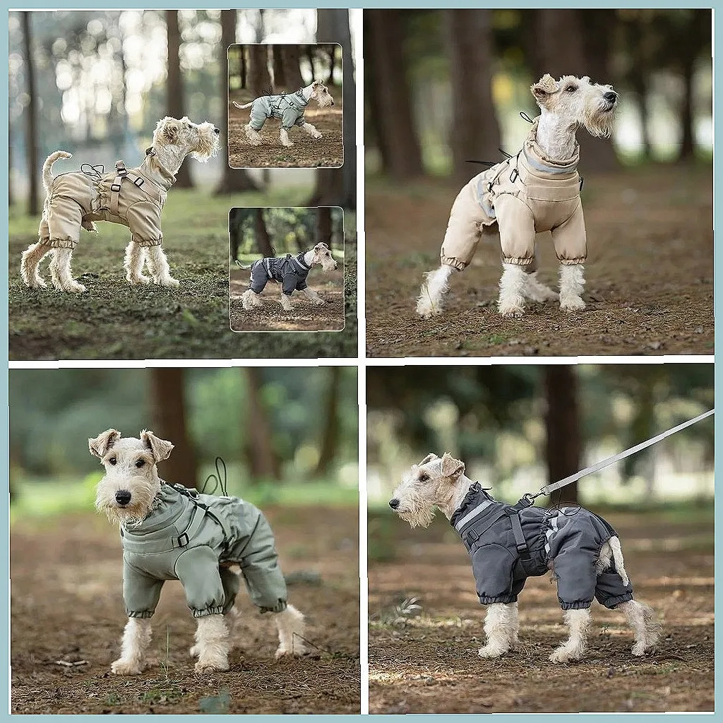 **Winter Dog Jacket, Thick Padded & Windproof Coat for Puppy Pet Warm Clothing Supplies**