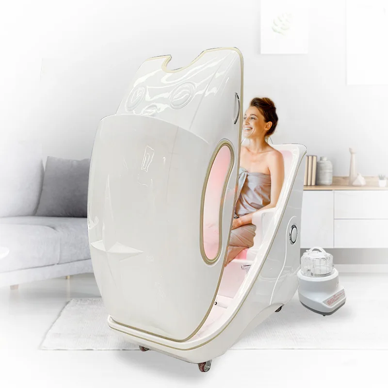 

Btws New far infrared Full body steam pod sauna spa with ozone or therapy for Reduce stress