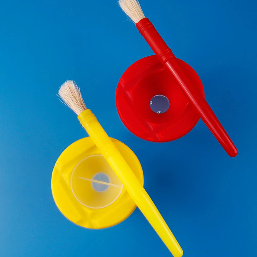 

10 set Washable Anti-Spill Pen Washing Cup For Kids Painting Brush Cleaning Art Class Supplies Container Paint Tools