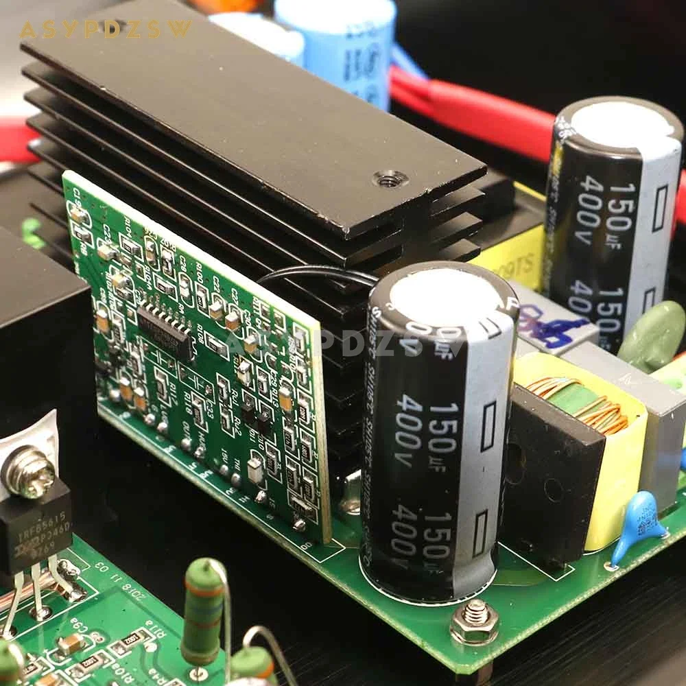 400 واط + 400 واط ستيريو IRS2092 + IRFB5615 فئة D مكبر كهربائي رقمي نقي التيار المتناوب 230 فولت المدخلات