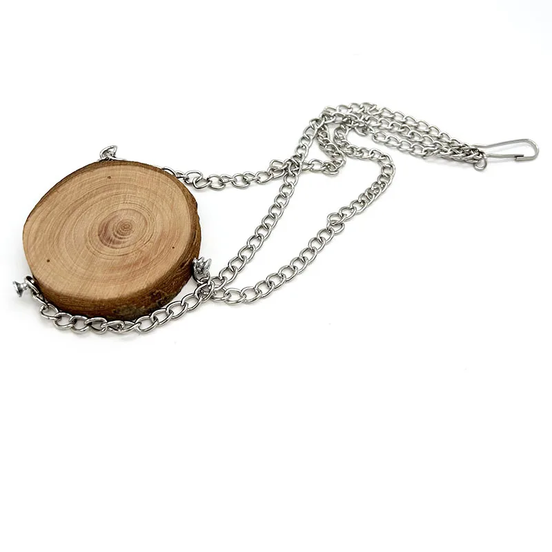 Wood Hamster Swing Toy Hamster Toys Hanging Gadget Wooden Cage Accessories Supplies Amuse Mouse Natural Toy for Small Pets