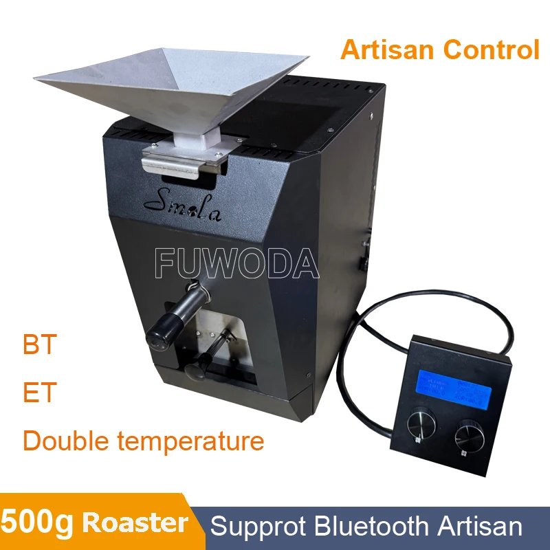 الحرفي الكيبان التحكم سمولا محمصة قهوة 500 جرام حبوب البن الكهربائية المحمصة ذكي وضع مزدوج حبوب البن تحميص الخبز