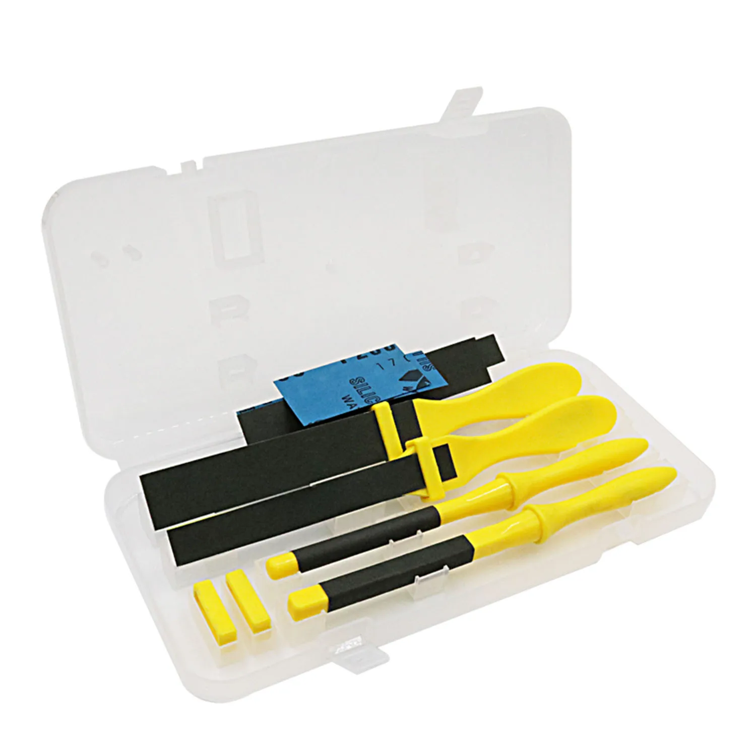 Polishing Sandpaper Kit Sanding Tool with Sand Paper Plastic Stick