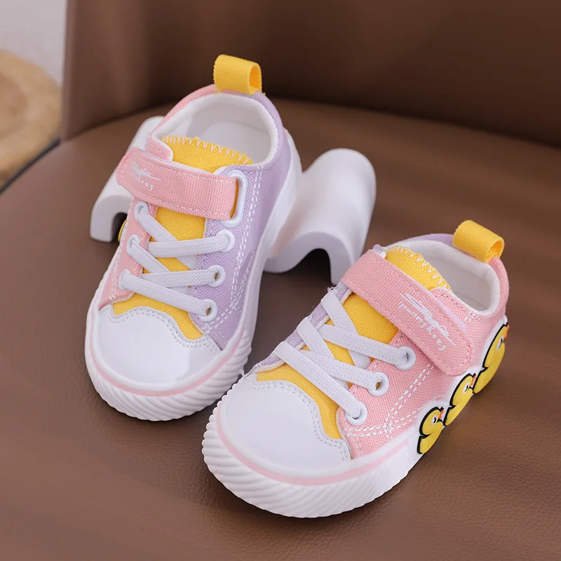 Kid Canvas Shoe Colored Cartoon Boy Girl Shoe 2023 Spring New Comfortable Breathable Kids Shoe Versatile Casual Shoe Ennis Shoes