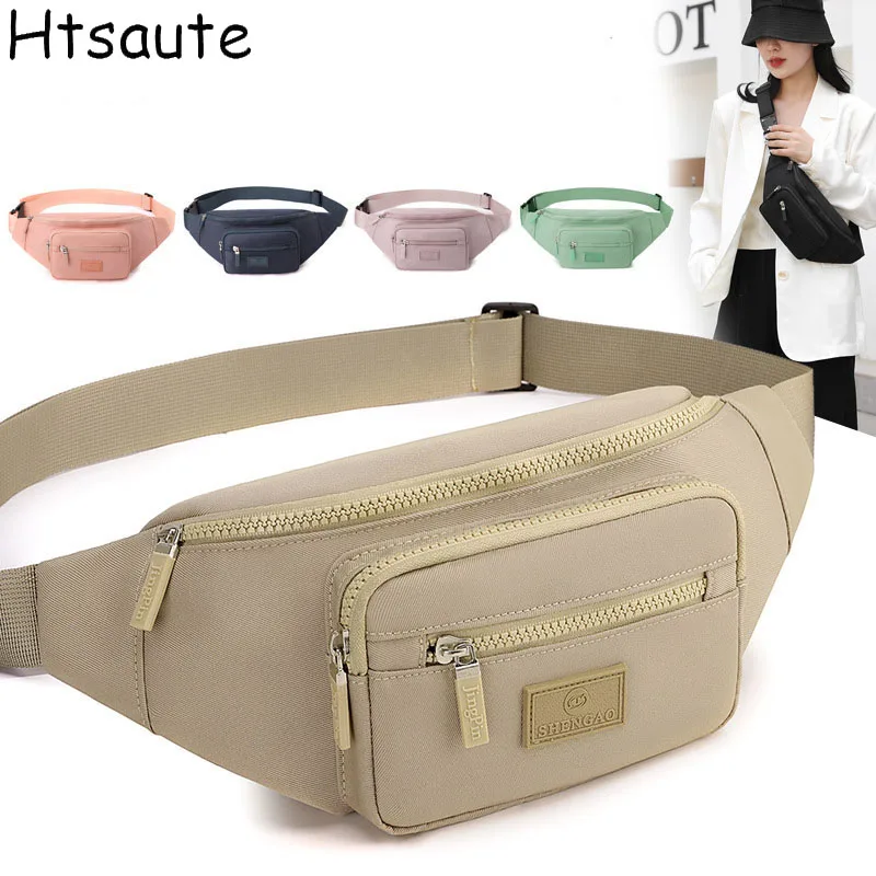 

Large Capacity Anti-theft Male Belt Close-Fitting Waist Bags Multi-Functional Shoulder Bag Men Nylon Fanny Chest Fanny Pack