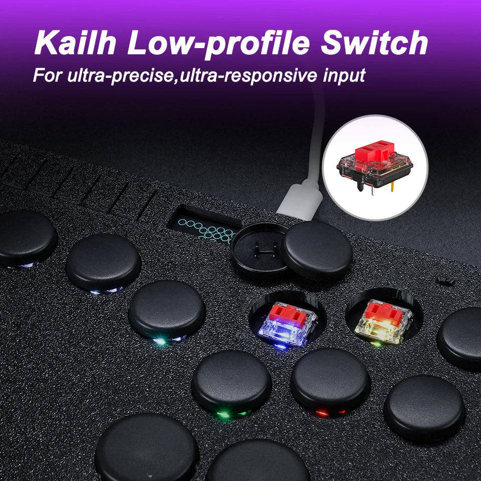 Flatbox-Ultra s stickless Controller,hitbox for p5,アーケード