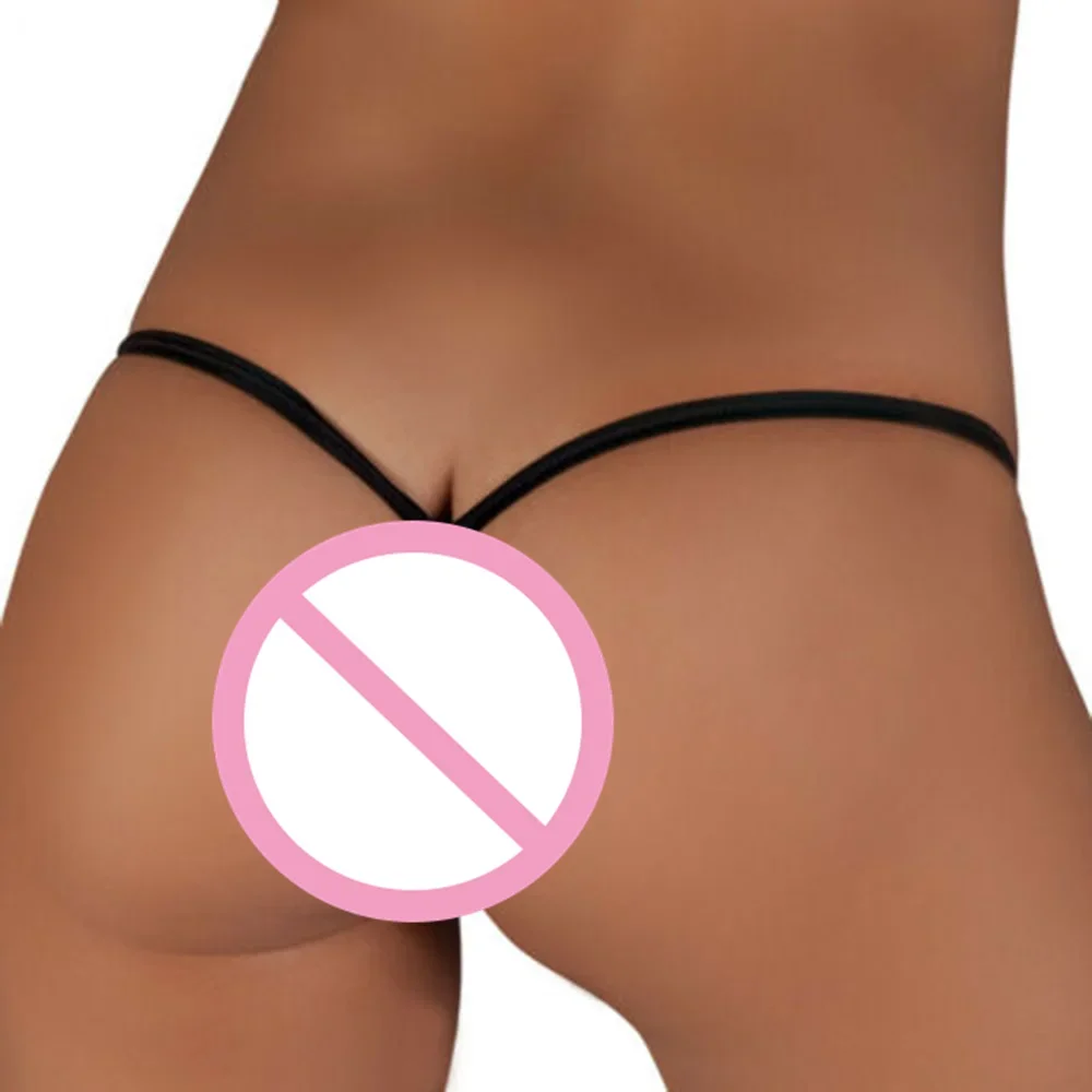 5 Stuks Dames Sexy Ondergoed Super Mini String Slipje Uitgehold Bloot Bikini G-String Onderbroek Lingerie Effen Panty