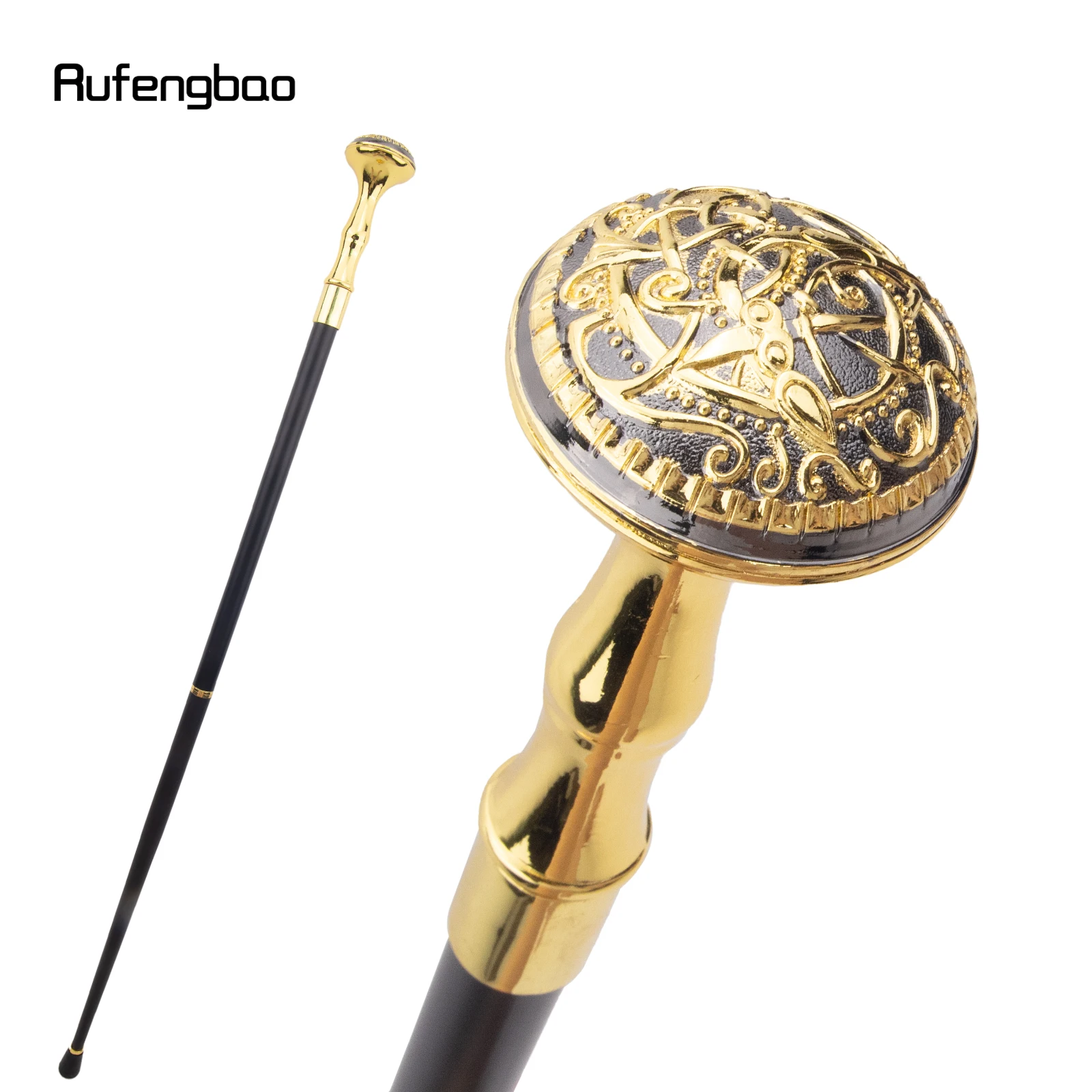 Cane Vine Tree Flower Root Totem Relief Walking Cane Fashion Walking Stick Gentleman Crosier Knob Walking Stick 93cm