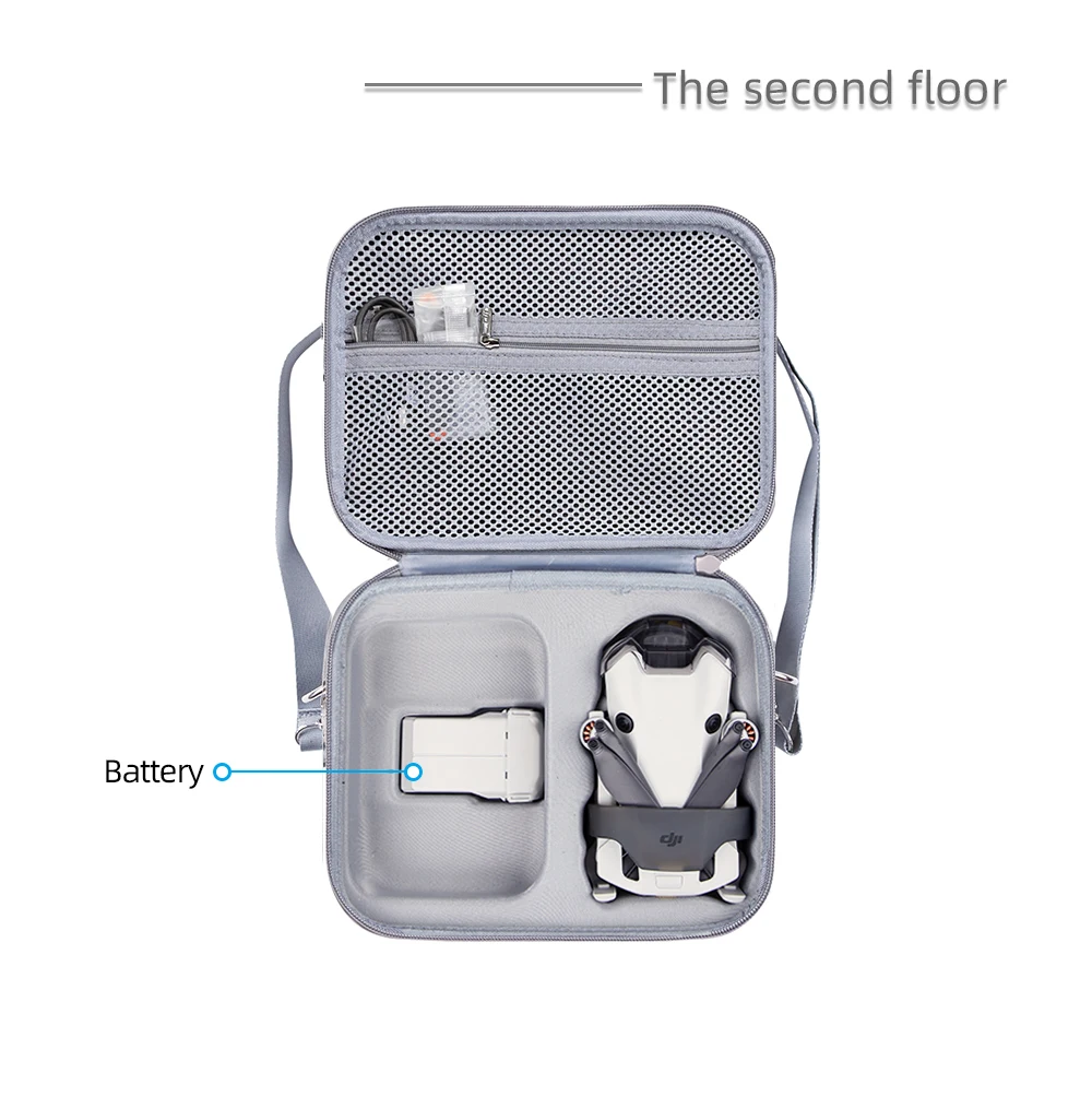 Portable Shoulder Storage Bag For DJI Mini 4 Pro Travel Carring Case Handheld Bag Box For Mini 4 Pro RC 2 Drone Accessories