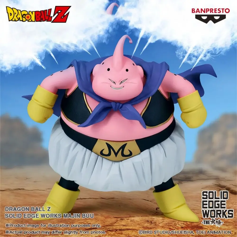 Original BANDAI Banpresto Dragon Ball Z SOLID EDGE WORKS  Majin Buu PVC Anime Figures Action Figure Model Toys Christmas Gifts