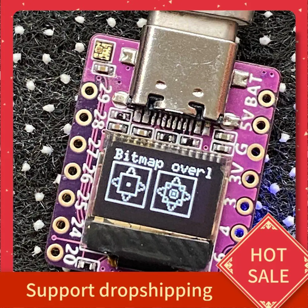 

B44C RP2040 Макетная плата для Raspberry Pi Pico с 0,42-дюймовым ЖК-дисплеем для Arduino/Microprython